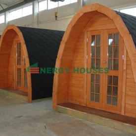 Camping pod 6 m with 2 rooms